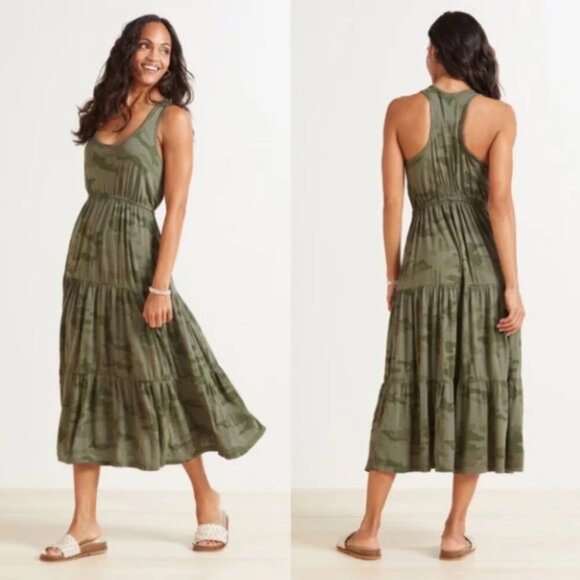 Sundry for Evereve Malibu Dress in Camo Print Size 1 Small - Picture 1 of 16